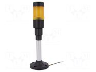 Signalling column; yellow; LED; 24VDC; 24VAC; HBJD-40; 40mm ONPOW