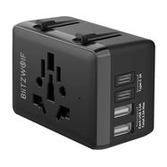 Blitzwolf BW-TA1 4-in-1 Travel Adapter 2xUSB + C + PD 20W, BlitzWolf