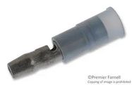 TERMINAL, MALE BULLET, 3.96MM, CRIMP, BLUE