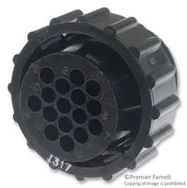 CIRCULAR CONNECTOR HOUSING, PLUG, 16 POSITION, CABLE