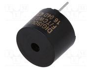 Sound transducer: electromagnetic signaller; 12mm; 5VDC 