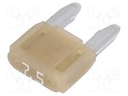 Fuse: fuse; 7.5A; 12VDC; automotive; 10.9mm; SMART GLOW LITTELFUSE