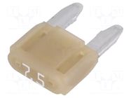 Fuse: fuse; 7.5A; 12VDC; automotive; 10.9mm; SMART GLOW; MINI LITTELFUSE