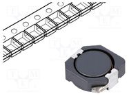 Inductor: wire; SMD; 1uH; 10A; 8mΩ; ±20%; 10.3x10.4x4mm; -40÷125°C Viking