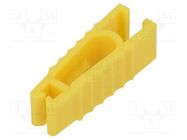 Fuse acces: extractor; yellow; polypropylene MTA