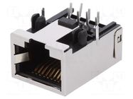 Connector: RJ45; socket; PIN: 8; Cat: 5,5e; shielded,low profile MOLEX