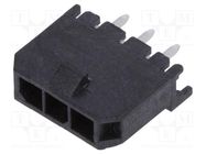 Socket; wire-board; male; Micro-Fit 3.0; 3mm; PIN: 3; THT; 5A; 600V MOLEX