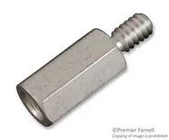 SPACER/STANDOFF, HEX, AL, 6.4MM X 9.5MM