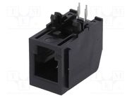 Socket; RJ11; PIN: 4; Cat: 3; unshielded; gold-plated; Layout: 4p4c MOLEX