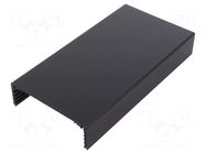 Profile; aluminium; L: 200mm; X: 105mm; Z: 32.1mm; black FISCHER ELEKTRONIK