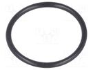 O-ring gasket; NBR rubber; Thk: 1.5mm; Øint: 18mm; PG16; black HUMMEL