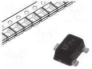 Transistor: P-MOSFET; unipolar; -20V; -0.57A; 0.45W; SOT723 ONSEMI