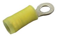 TERMINAL, RING TONGUE, #10, CRIMP YELLOW