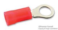 TERMINAL, RING TONGUE, #10, CRIMP, RED