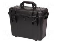 Chest; tool case; black; ABS; Body dim: 419x229x341mm; max.18.9kg NEWBRAND