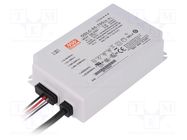 Power supply: switching; LED; 65W; 69÷93VDC; 700mA; 180÷295VAC MEAN WELL