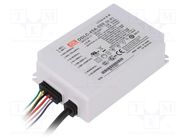 Power supply: switching; LED; 45W; 54÷90VDC; 500mA; 90÷295VAC; IP67 MEAN WELL