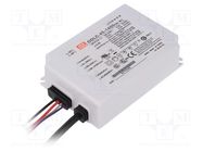 Power supply: switched-mode; LED; 45W; 19÷32VDC; 1400mA; 90÷295VAC MEAN WELL