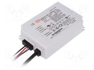 Power supply: switching; LED; 45W; 19÷32VDC; 1400mA; 90÷295VAC MEAN WELL