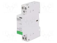 Contactor: 2-pole installation; 20A; 230VAC; NC + NO ISKRA