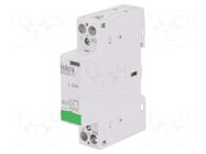 Contactor: 2-pole installation; 20A; 230VAC; NC + NO; IKA ISKRA
