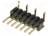 Connector: pin strips; pin header; male; PIN: 7; vertical; 1.27mm 