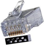 CONNECTOR, RJ45, PLUG, 1PORT, 8P8C, CAT6