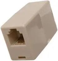 MOD COUPLER, RJ11, JACK, 6P4C