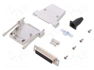 Connector: D-Sub HD; PIN: 44; plug; female; soldering; for cable ENCITECH