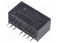 Converter: DC/DC; 1W; Uin: 36÷75V; Uout: 15VDC; Iout: 67mA; SIP8; THT AIMTEC