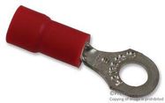 TERMINAL, RING TONGUE, #8, CRIMP, RED