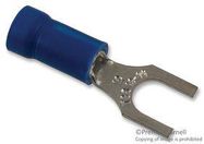 TERMINAL, SPADE/FORK, #10, CRIMP, BLUE