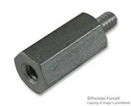 SPACER/STANDOFF, HEX, AL 6.35MM X 12.7MM
