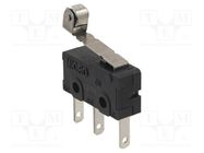 Microswitch SNAP ACTION; 5A/250VAC; 5A/30VDC; SPDT; ON-(ON); ZM HONEYWELL