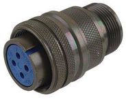 CIRCULAR CONNECTOR PLUG, SIZE 18, 4 POSITION, CABLE