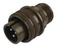 CIRCULAR CONNECTOR PLUG, SIZE 16, 3 POSITION, CABLE