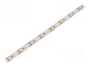 LED tape; white warm; 2835; LED/m: 120; 10mm; white PCB; IP20; 24W/m WISVA OPTOELECTRONICS