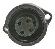 CIRCULAR CONNECTOR, RECEPTACLE, 4 POSITION, PANEL