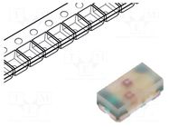 LED; orange/green; SMD; 0603; 1.95÷2.6/2.2÷2.6VDC; 1.6x0.8x0.5mm BROADCOM (AVAGO)