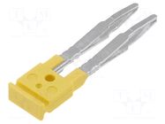 Comb bridge; yellow WEIDMÜLLER