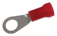 TERMINAL, RING TONGUE, 3/8", 8AWG, RED