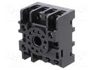 Socket; for DIN rail mounting; Series: MKS OMRON