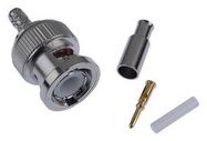 RF/COAXIAL, BNC PLUG, STRAIGHT, 50 OHM, CRIMP