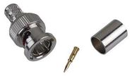 RF/COAXIAL, BNC PLUG, STRAIGHT, 75 OHM, CRIMP