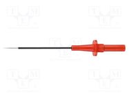 Probe tip; 5A; red; Socket size: 4mm; Plating: nickel plated; 1kVDC SCHÜTZINGER