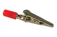 ALLIGATOR CLIP, 0.32IN, RED, 10A