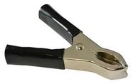 ALLIGATOR CLIP, 0.87IN, BLACK, 50A