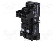 Relays accessories: socket; PIN: 14; for DIN rail mounting; 10A 