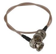 RF CABLE ASSEMBLY, BNC STRAIGHT PLUG, 18", RG179