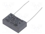 Capacitor: polypropylene; X2; R46 310V; 10nF; 18x5x11mm; THT; ±20% KEMET